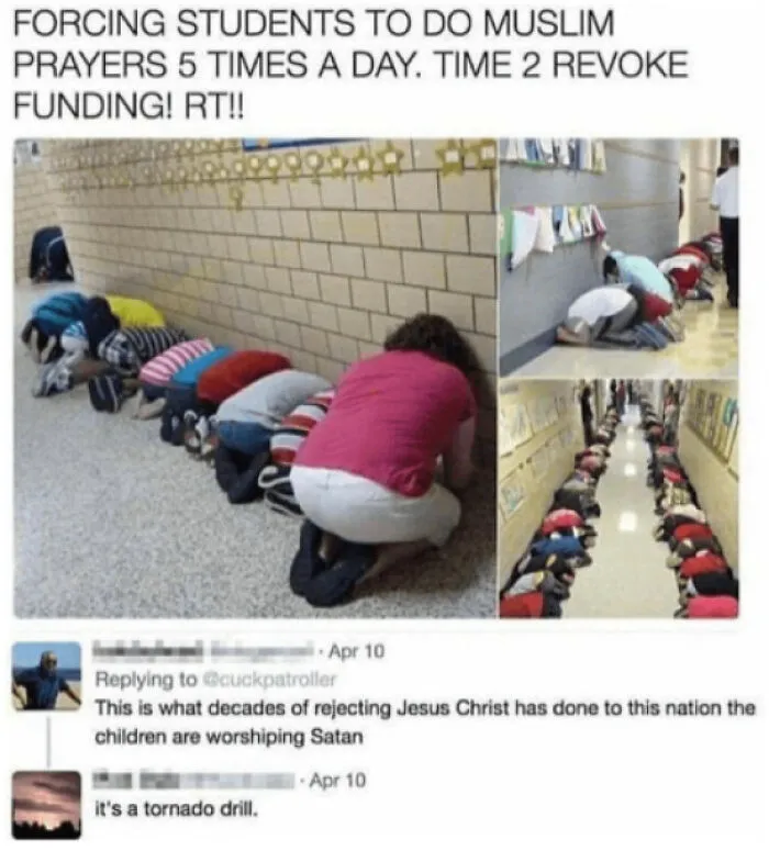 It's A Tornado Drill