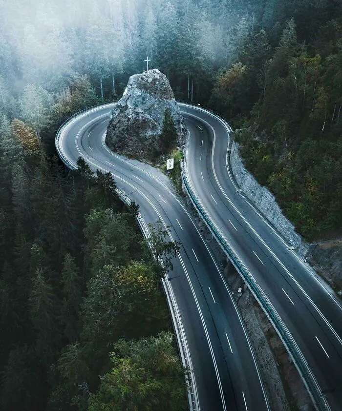A Curve At B31, 79874 Breitnau, Germany