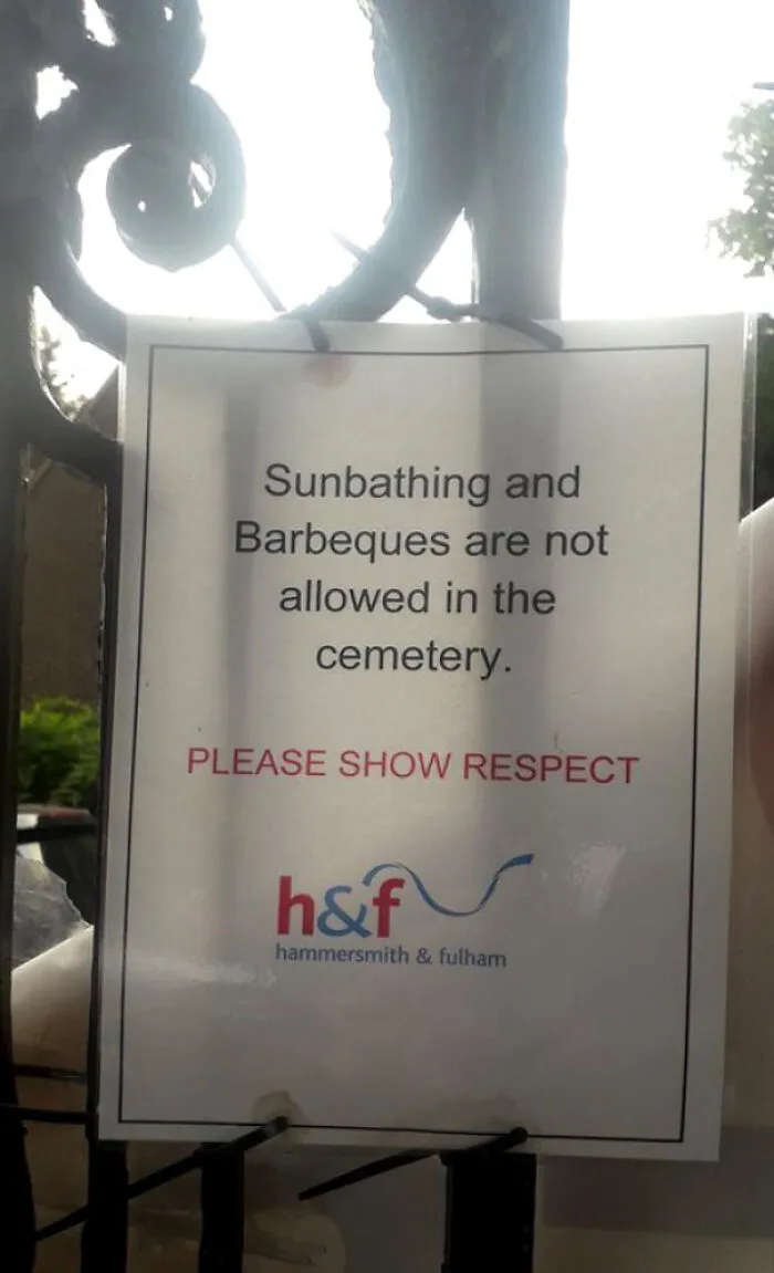The Fact They Even Needed To Put This Sign Up