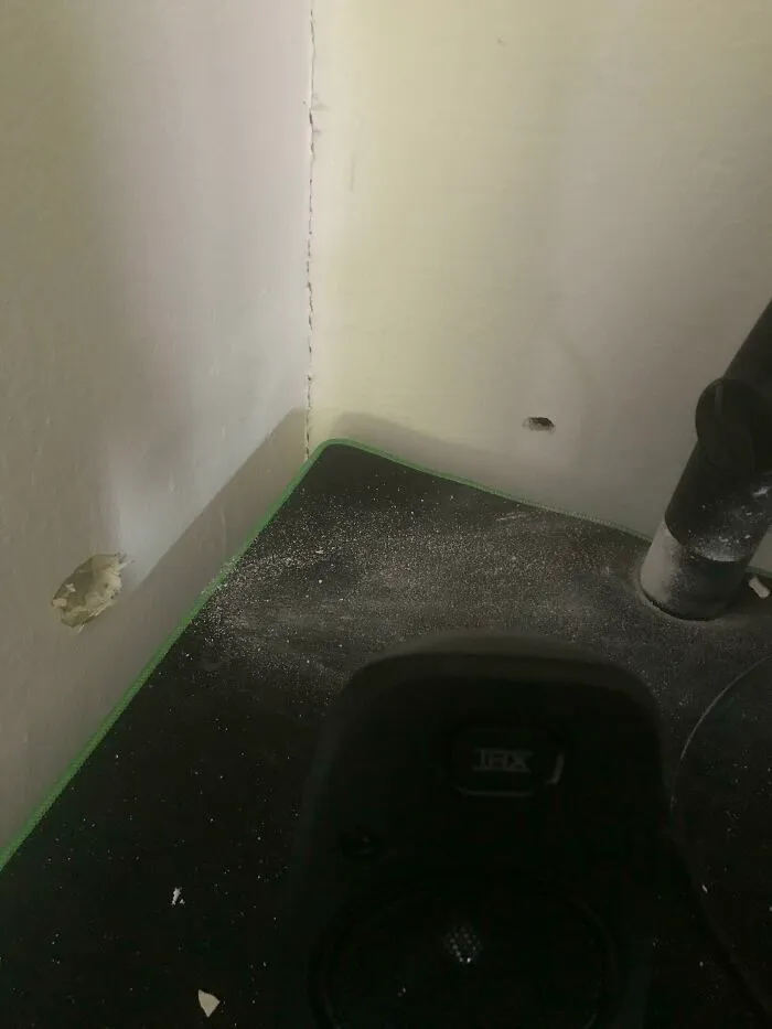 Found Out My Neighbor Sleeps With A Loaded Firearm Today. (Corner Of My Computer Desk Right Behind My Monitor)