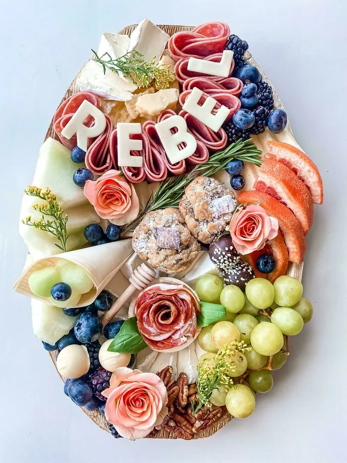 A Fruit, Cheese, Meat With Cookies On Top Platter- How Did I Do?