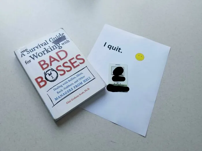 Throwback To 2018 When I Quit My Job Of 8 Years By Leaving This On My Boss's Desk