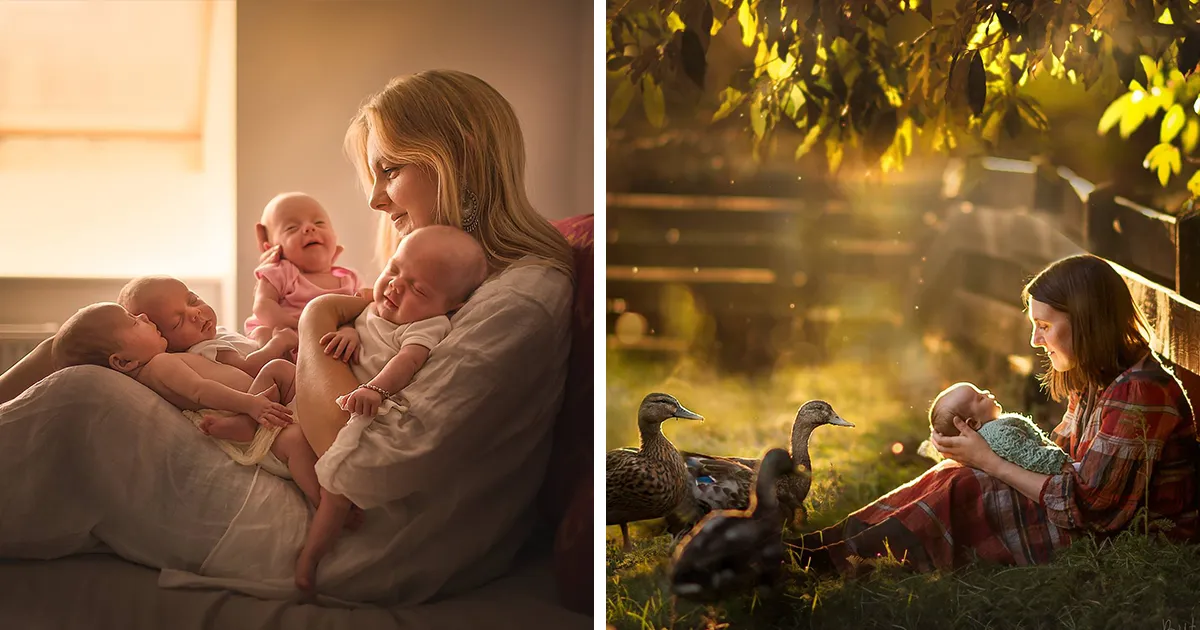 Pregunté a estas madres si podía fotografiarlas, y esto es lo que capté (25 fotos)