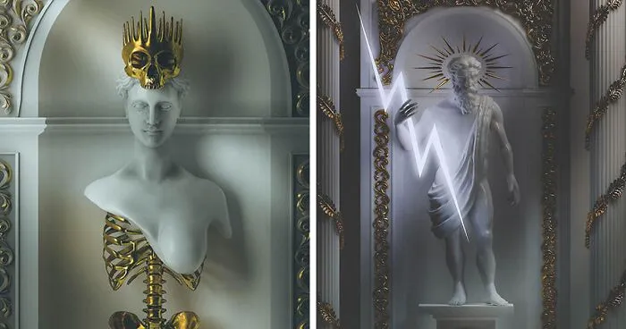 Ancient Deities And Mythological Creatures: 3D Models I Created With A Modern Twist (26 Pics)