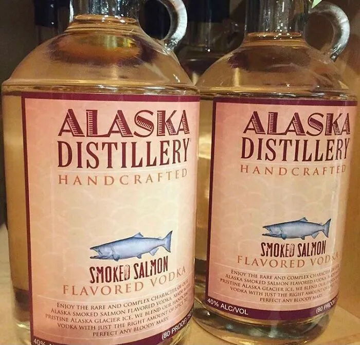 Vodka de salmón ahumado