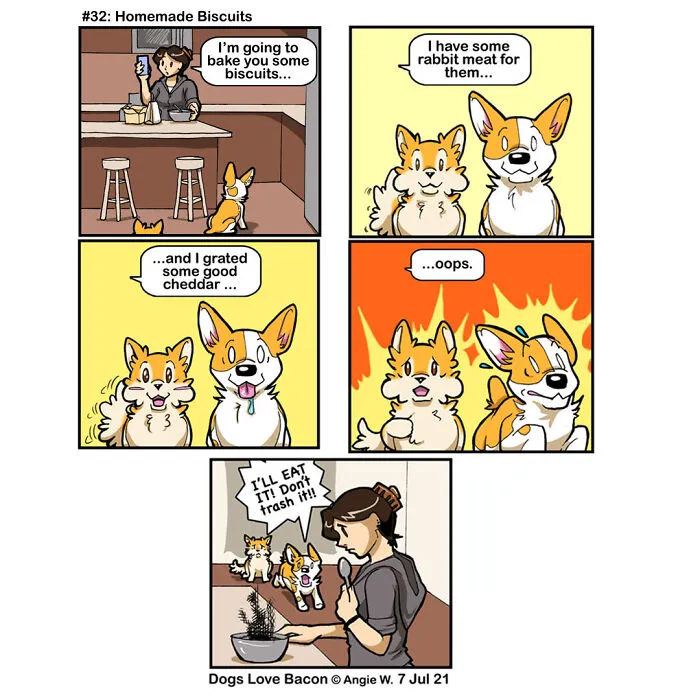 Adventures Of Living With Two Rescue Dogs: 26 Comics I’ve Made
