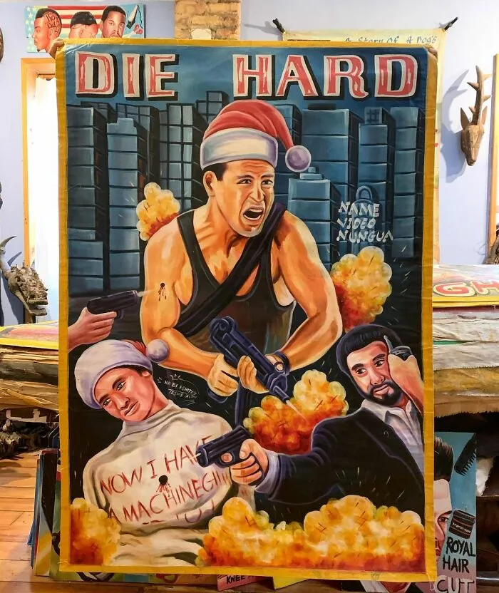 Africans Used To Hand-Paint Movie Posters To Draw People Into Cinemas And They're So Bizarre, They're Wonderful (100 New Pics)