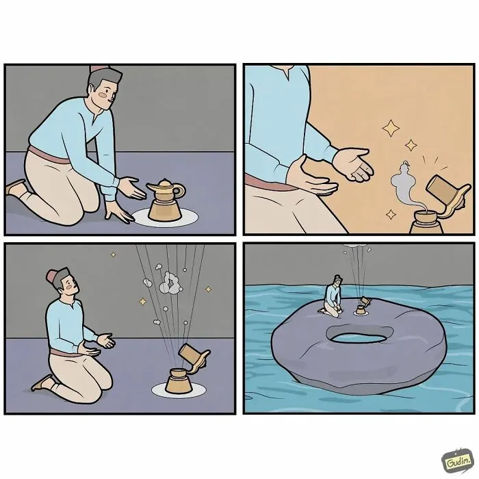 30 Sarcastic Comics That You'll Probably Need To See Twice To Understand By Gudim (New Pics)