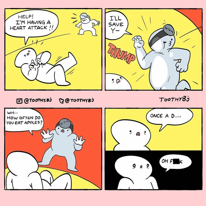 If You Have A Dark Sense Of Humor, You Will Probably Enjoy These Comics With Twisted Endings By ToothyBj (30 New Pics)