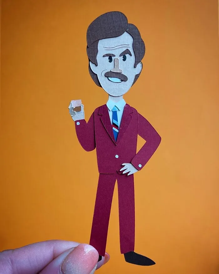 R - Ron Burgundy