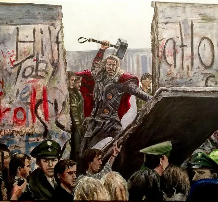 Artist Gives A Comically Exaggerated Representation Of Popular Characters And Phenomena In His Paintings, And Here Are The Best 59 Pics 