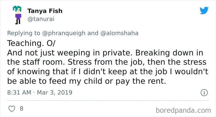 30 People On Twitter Are Sharing How Much Stress They Deal With At Their Jobs That Pay Less Than $40 Grand A Year