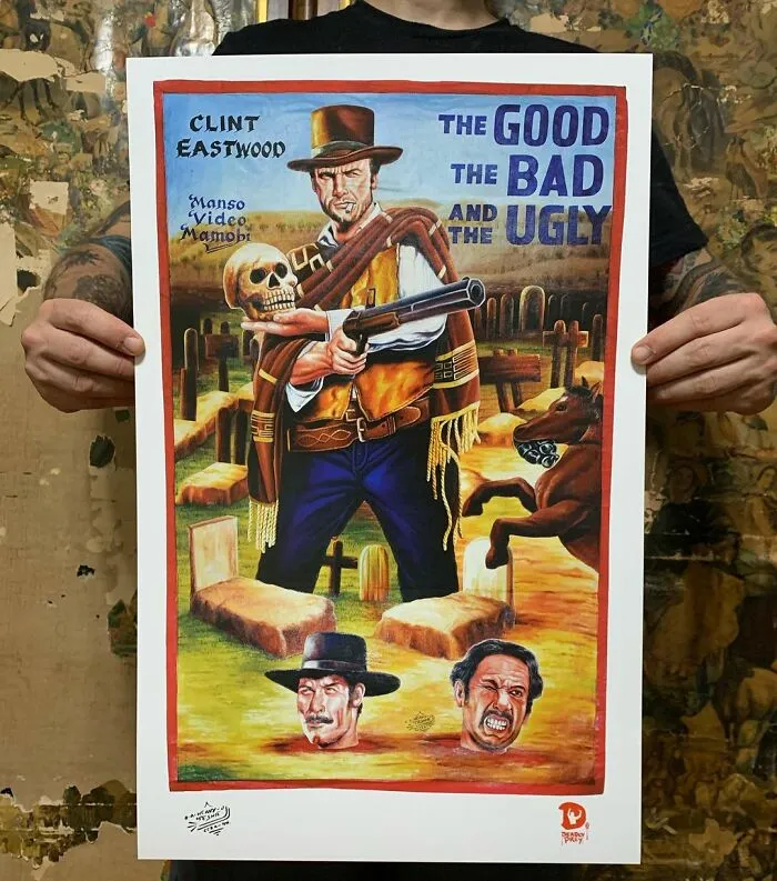 Africans Used To Hand-Paint Movie Posters To Draw People Into Cinemas And They're So Bizarre, They're Wonderful (100 New Pics)