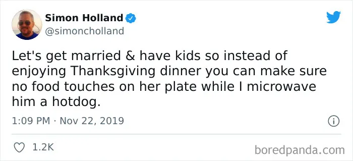 Funny meme about Thanksgiving dinner challenges with kids.