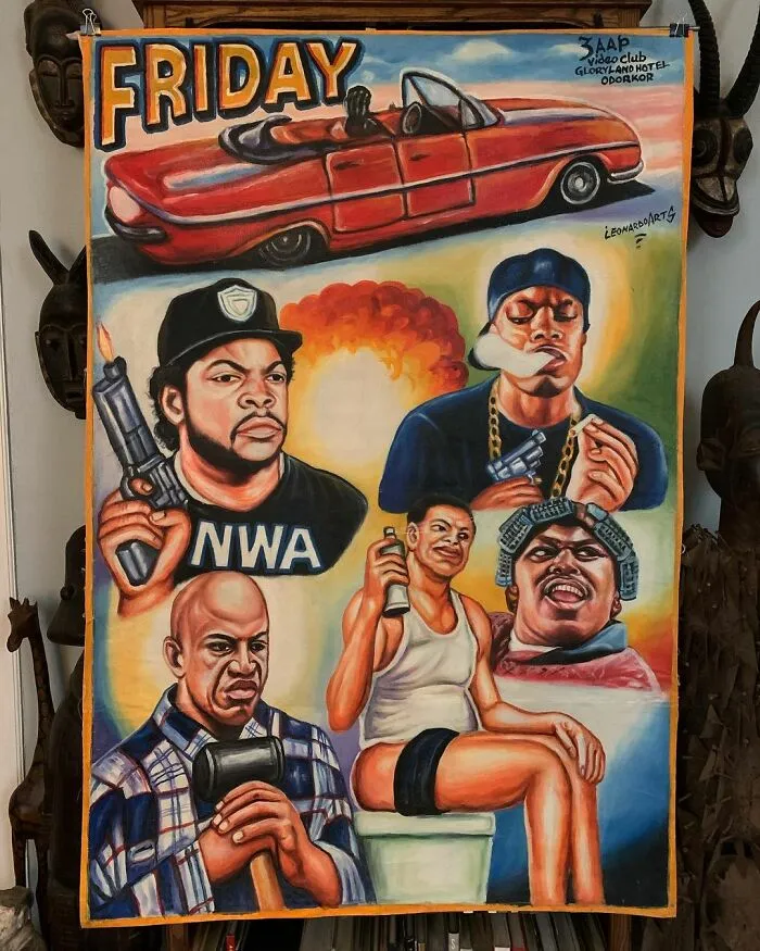 Africans Used To Hand-Paint Movie Posters To Draw People Into Cinemas And They're So Bizarre, They're Wonderful (100 New Pics)