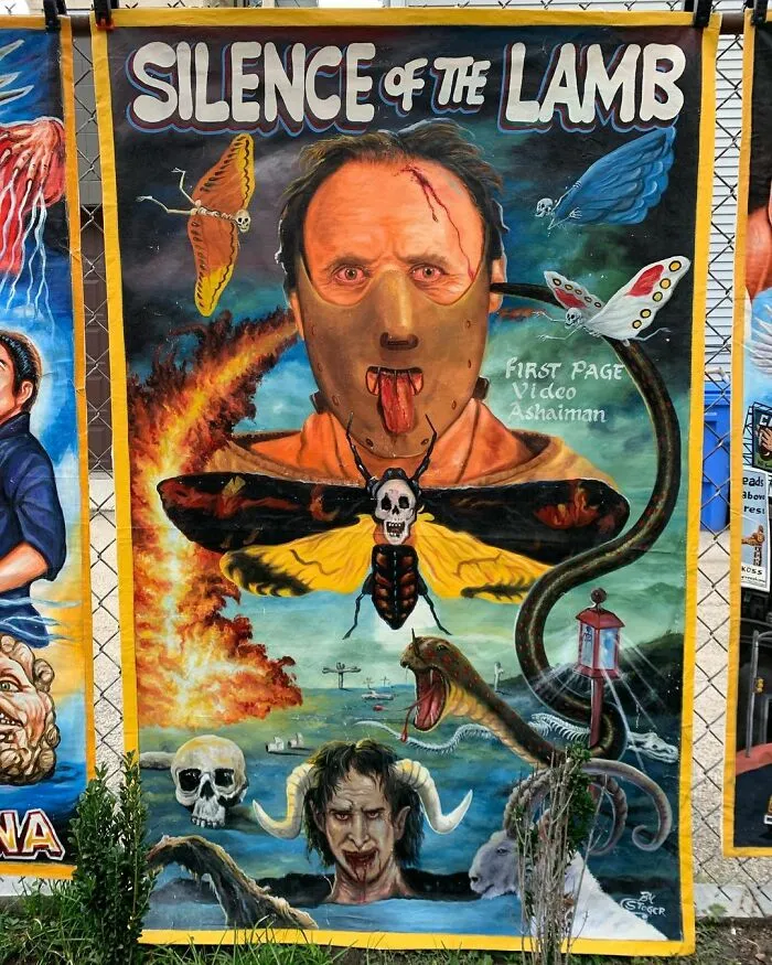 Africans Used To Hand-Paint Movie Posters To Draw People Into Cinemas And They're So Bizarre, They're Wonderful (100 New Pics)