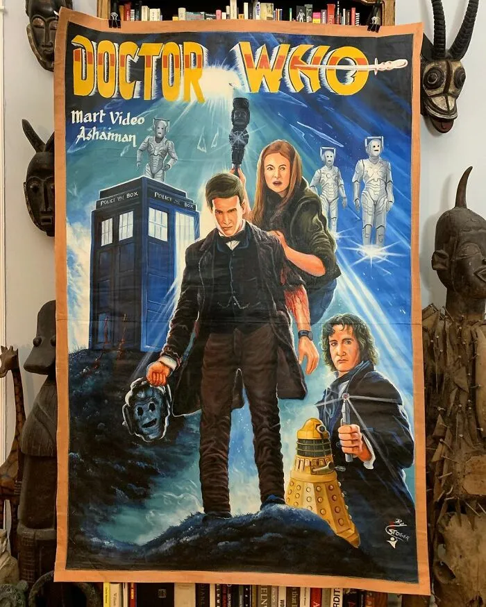 Africans Used To Hand-Paint Movie Posters To Draw People Into Cinemas And They're So Bizarre, They're Wonderful (100 New Pics)