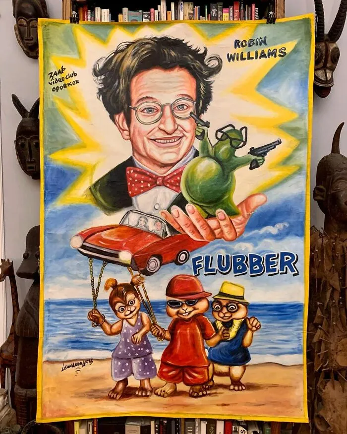 Africans Used To Hand-Paint Movie Posters To Draw People Into Cinemas And They're So Bizarre, They're Wonderful (100 New Pics)
