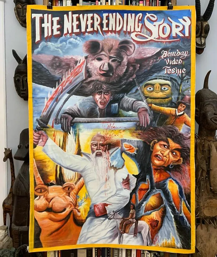 Africans Used To Hand-Paint Movie Posters To Draw People Into Cinemas And They're So Bizarre, They're Wonderful (100 New Pics)