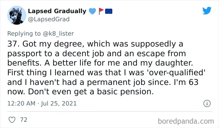 People Who Regret Their Original Plan Of Being Nice And Working Really Hard Share When It Hit Them (30 Tweets)