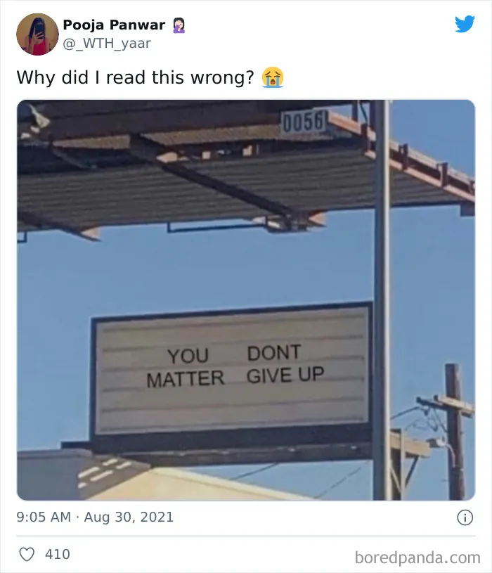 You Don't Matter Give Up