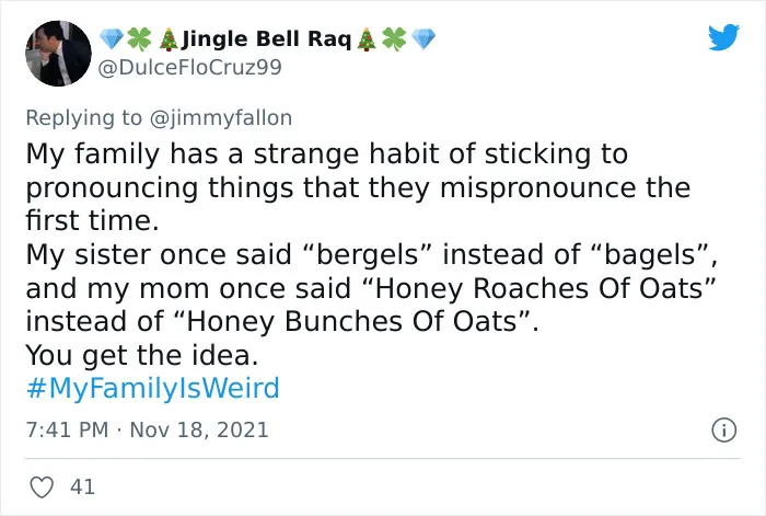 30 Of The Most Hilarious “My Family Is Weird Tweets” People Shared For Jimmy Fallon’s Challenge