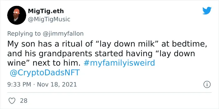 30 Of The Most Hilarious “My Family Is Weird Tweets” People Shared For Jimmy Fallon’s Challenge