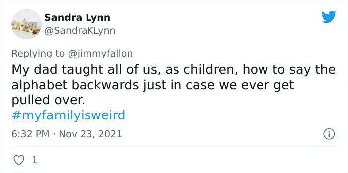 30 Of The Most Hilarious “My Family Is Weird Tweets” People Shared For Jimmy Fallon’s Challenge