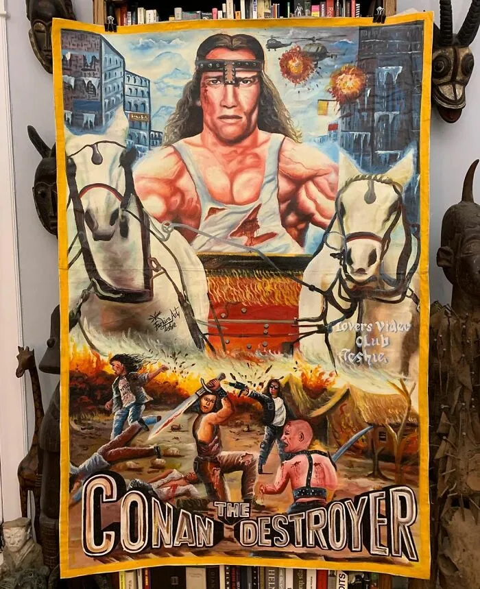 Africans Used To Hand-Paint Movie Posters To Draw People Into Cinemas And They're So Bizarre, They're Wonderful (100 New Pics)