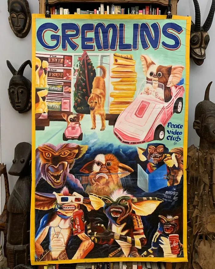 Africans Used To Hand-Paint Movie Posters To Draw People Into Cinemas And They're So Bizarre, They're Wonderful (100 New Pics)