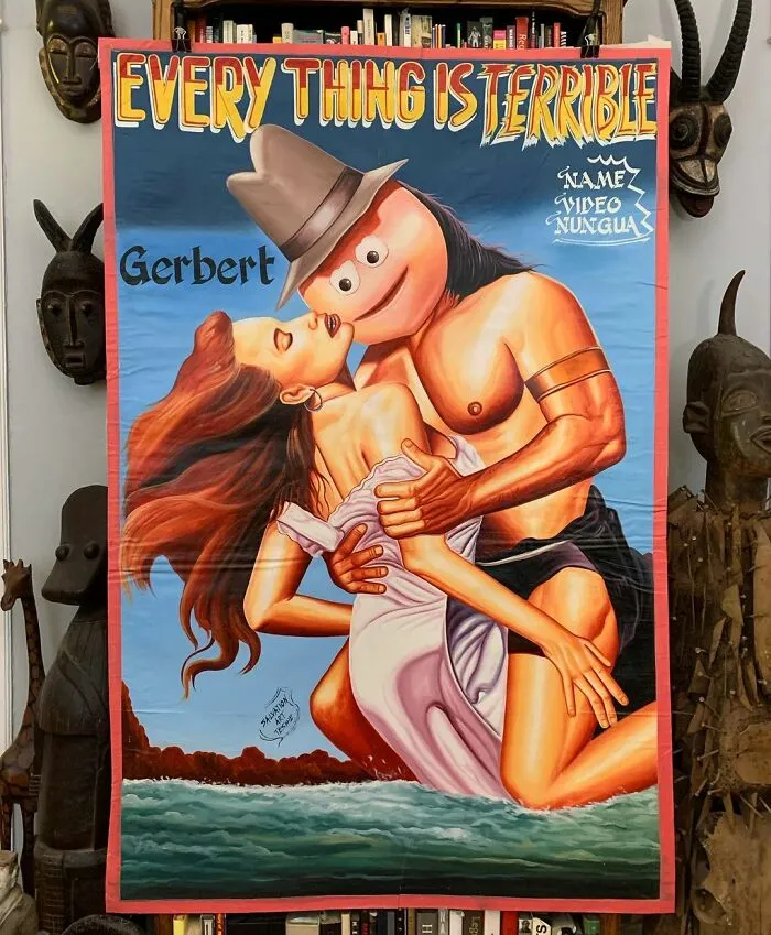 Africans Used To Hand-Paint Movie Posters To Draw People Into Cinemas And They're So Bizarre, They're Wonderful (100 New Pics)
