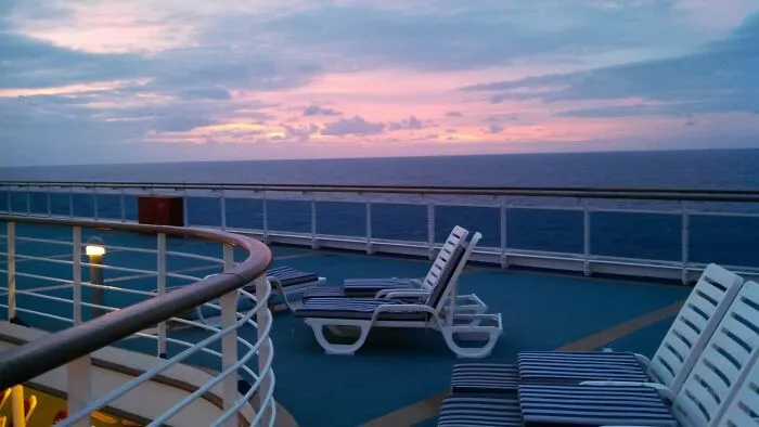 Sunset On The Grand Princess Enroute To Hawaii.  So Pretty There.