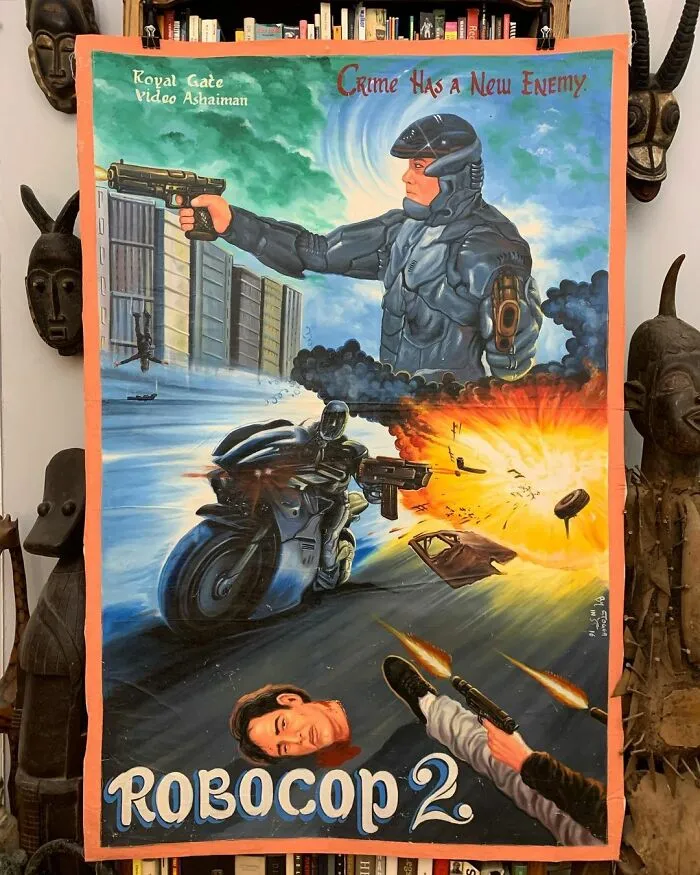 Africans Used To Hand-Paint Movie Posters To Draw People Into Cinemas And They're So Bizarre, They're Wonderful (100 New Pics)