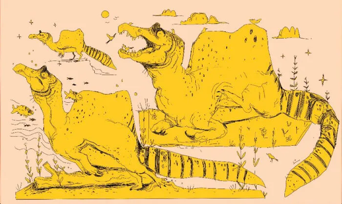 My Favorite Dinosaurs Are T-Rex, Spinosaurus, And Fukuiraptor