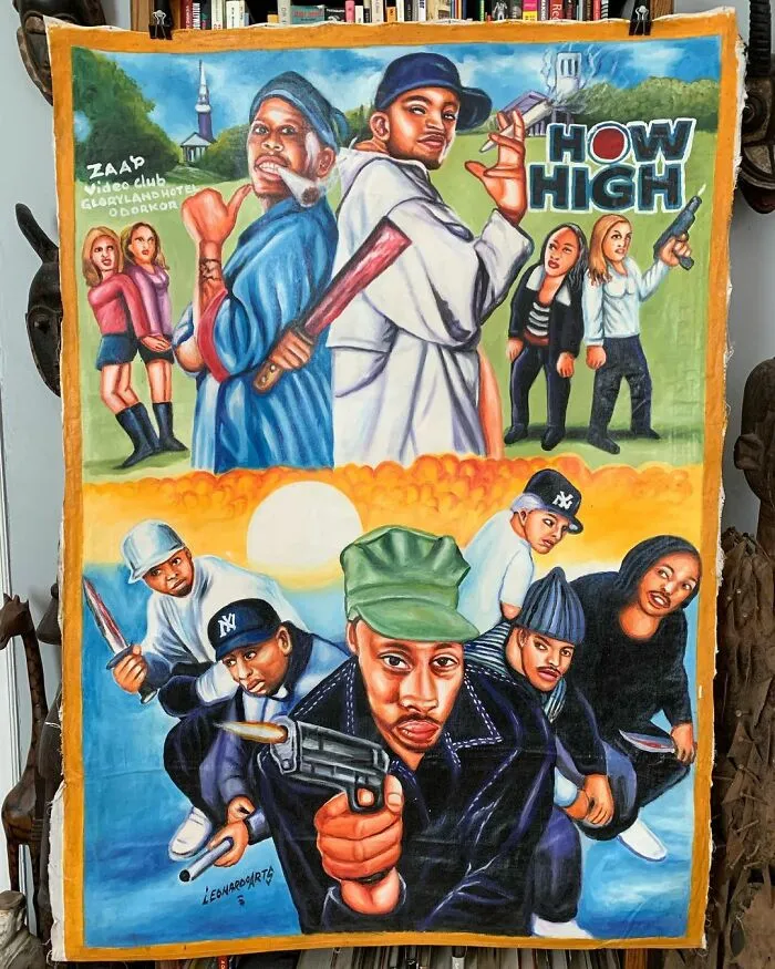 Africans Used To Hand-Paint Movie Posters To Draw People Into Cinemas And They're So Bizarre, They're Wonderful (100 New Pics)