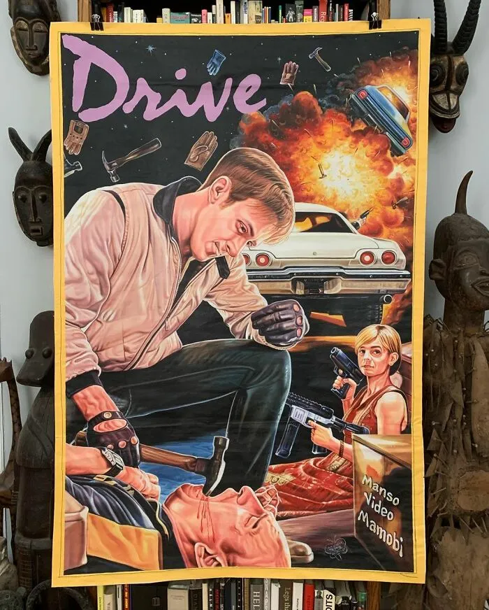 Africans Used To Hand-Paint Movie Posters To Draw People Into Cinemas And They're So Bizarre, They're Wonderful (100 New Pics)