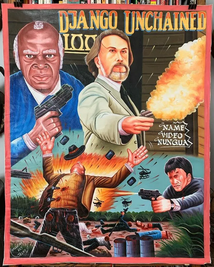 Africans Used To Hand-Paint Movie Posters To Draw People Into Cinemas And They're So Bizarre, They're Wonderful (100 New Pics)
