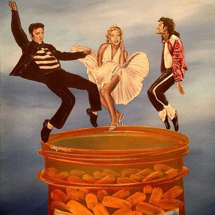Artist Gives A Comically Exaggerated Representation Of Popular Characters And Phenomena In His Paintings, And Here Are The Best 59 Pics 