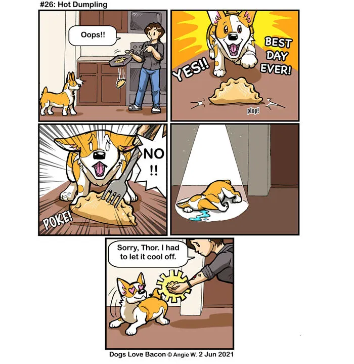 Adventures Of Living With Two Rescue Dogs: 26 Comics I’ve Made