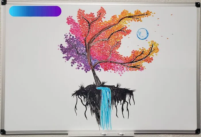 Whiteboard Drawing I Did During One Of My Lunches. S.