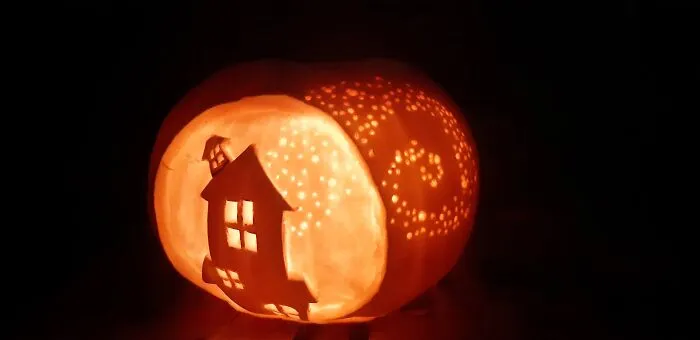 We Try New Techniques Decorating Pumpkins Every Year