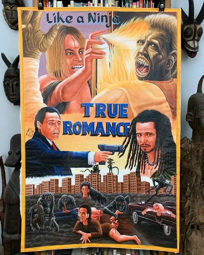 Africans Used To Hand-Paint Movie Posters To Draw People Into Cinemas And They're So Bizarre, They're Wonderful (100 New Pics)