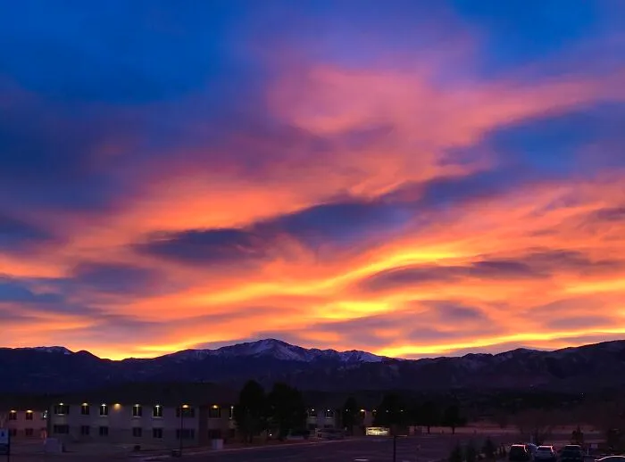 Pike’s Peak At Sunset