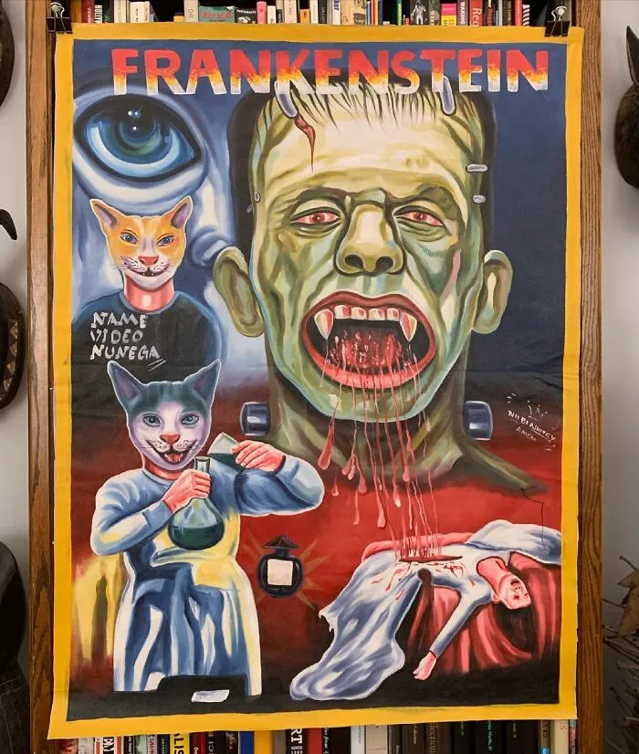 Africans Used To Hand-Paint Movie Posters To Draw People Into Cinemas And They're So Bizarre, They're Wonderful (100 New Pics)