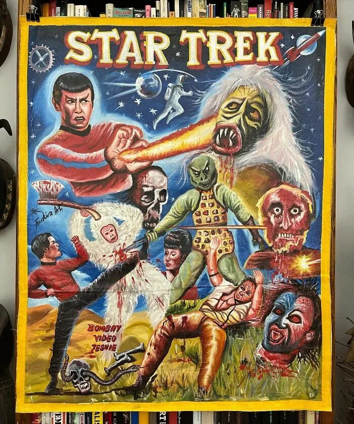 Africans Used To Hand-Paint Movie Posters To Draw People Into Cinemas And They're So Bizarre, They're Wonderful (100 New Pics)