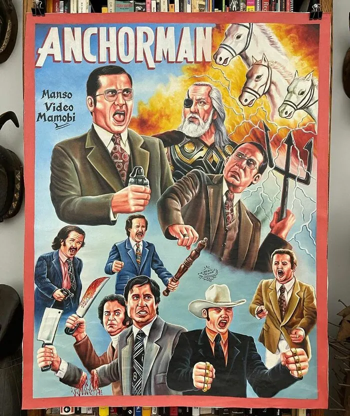Africans Used To Hand-Paint Movie Posters To Draw People Into Cinemas And They're So Bizarre, They're Wonderful (100 New Pics)