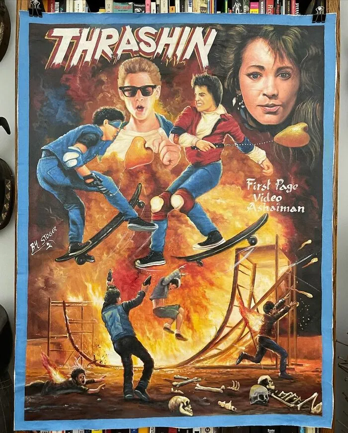 Africans Used To Hand-Paint Movie Posters To Draw People Into Cinemas And They're So Bizarre, They're Wonderful (100 New Pics)