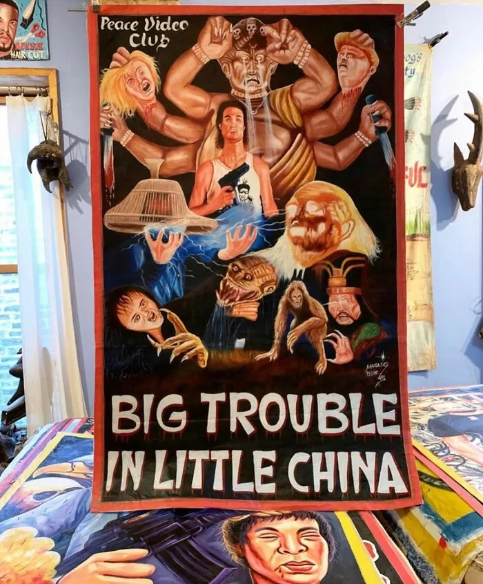 Africans Used To Hand-Paint Movie Posters To Draw People Into Cinemas And They're So Bizarre, They're Wonderful (100 New Pics)