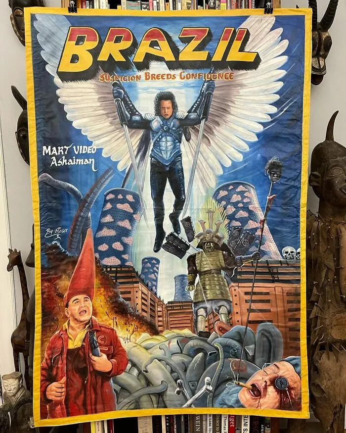 Africans Used To Hand-Paint Movie Posters To Draw People Into Cinemas And They're So Bizarre, They're Wonderful (100 New Pics)