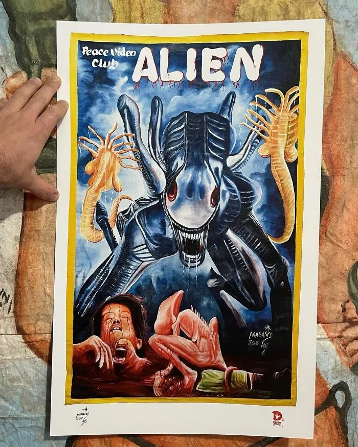 Africans Used To Hand-Paint Movie Posters To Draw People Into Cinemas And They're So Bizarre, They're Wonderful (100 New Pics)